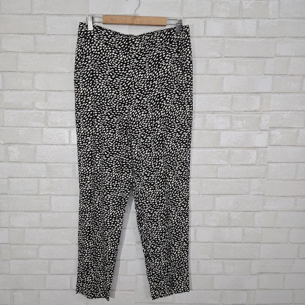 Old Navy Black and White Printed Pants